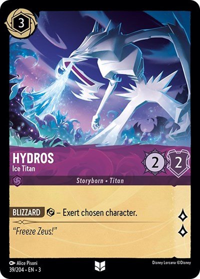 Hydros - Ice Titan (Into the Inklands) Near Mint - Nick Nack's Full Frontal Attack
