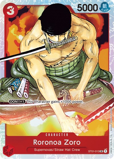 Roronoa Zoro (Starter Deck 1: Straw Hat Crew) Near Mint Foil