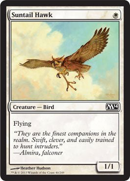 Suntail Hawk (Magic 2014 Core Set) Near Mint - Nick Nack's Full Frontal Attack