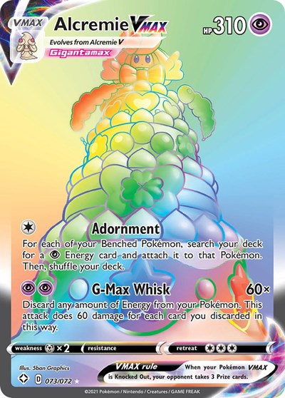 Alcremie VMAX (Secret) (Shining Fates) Near Mint Holofoil