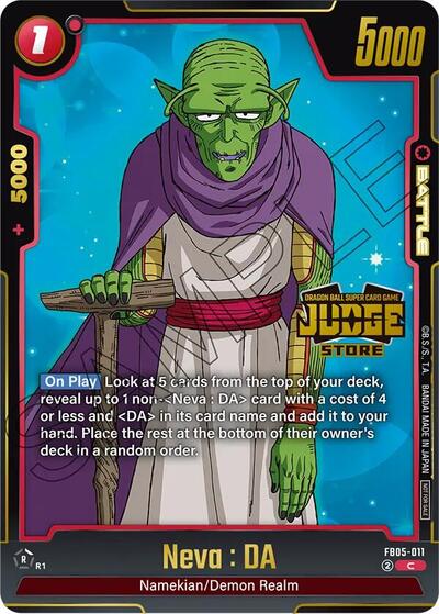 Neva : DA (Judge Pack (Store Judge) 04) (Tournament and Championship Promos) Near Mint Holofoil