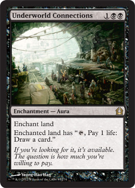 Underworld Connections (Return to Ravnica) Light Play Foil