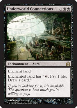 Underworld Connections (Return to Ravnica) Light Play Foil - Nick Nack's Full Frontal Attack