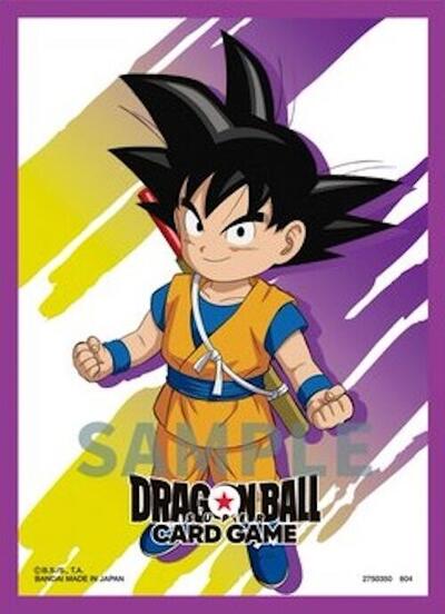 Dragon Ball Super Fusion World Card Game Official Sleeves Son Goku (Mini) (64 - Pack) (Bandai) New - Nick Nack's Full Frontal Attack