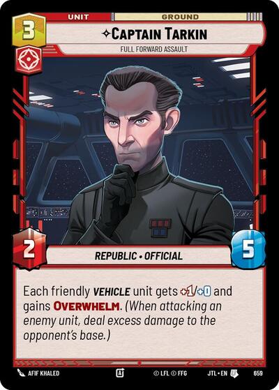 Captain Tarkin Full Forward Assault (Foil) (Jump to Lightspeed) Near Mint Foil - Nick Nack's Full Frontal Attack