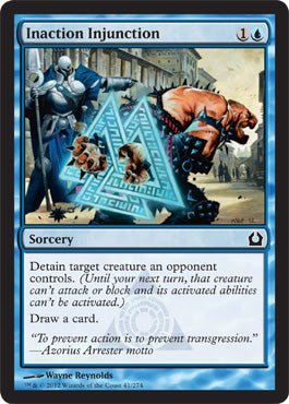 Inaction Injunction (Return to Ravnica) Near Mint - Nick Nack's Full Frontal Attack