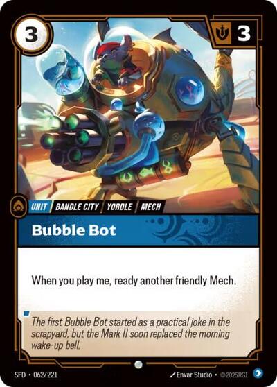 Bubble Bot (Spiritforged) Near Mint Foil - Nick Nack's Full Frontal Attack