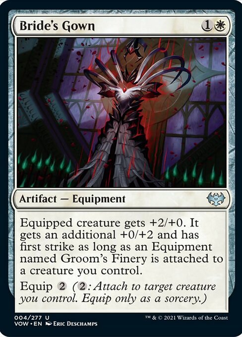Bride's Gown (Innistrad: Crimson Vow) Near Mint - Nick Nack's Full Frontal Attack