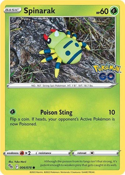 Spinarak (Pokemon GO) Near Mint - Nick Nack's Full Frontal Attack