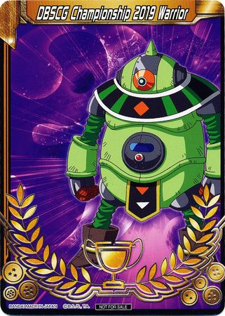 DBSCG Championship 2019 Warrior (Merit Card) - Universe 3 "Mosco" (3) [Cartes de promotion de tournoi] 