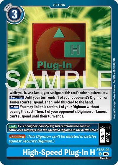 High-Speed Plug-In H (Starter Deck 22: Amethyst Mandala Advanced Deck Set) Near Mint Foil