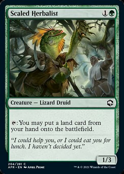 Scaled Herbalist (Adventures in the Forgotten Realms) Near Mint - Nick Nack's Full Frontal Attack