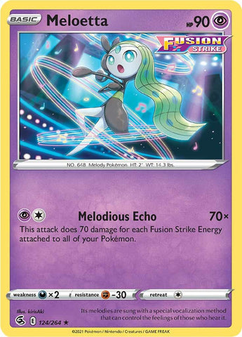 Meloetta (124/264) [Espada y escudo: Golpe de fusión] 