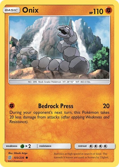Onix (SM - Unified Minds) Near Mint