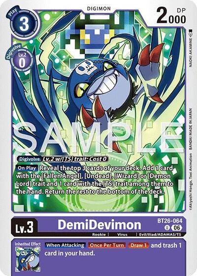 DemiDevimon (Timeless Bonds) Near Mint
