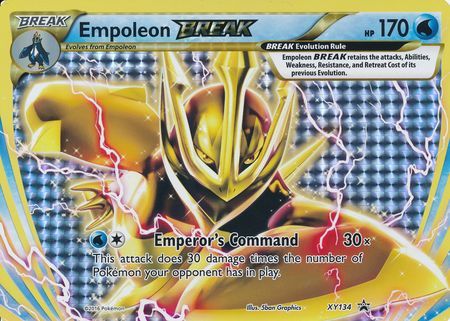 Empoleon BREAK (XY134) (Tarjeta Jumbo) [XY: Black Star Promos] 