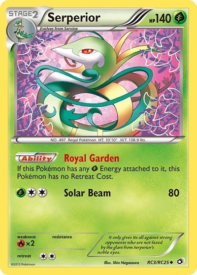 Serperior (Legendary Treasures: Radiant Collection) Near Mint Holofoil - Nick Nack's Full Frontal Attack