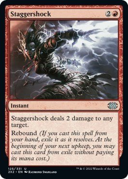 Staggershock (Double Masters 2022) Near Mint Foil - Nick Nack's Full Frontal Attack