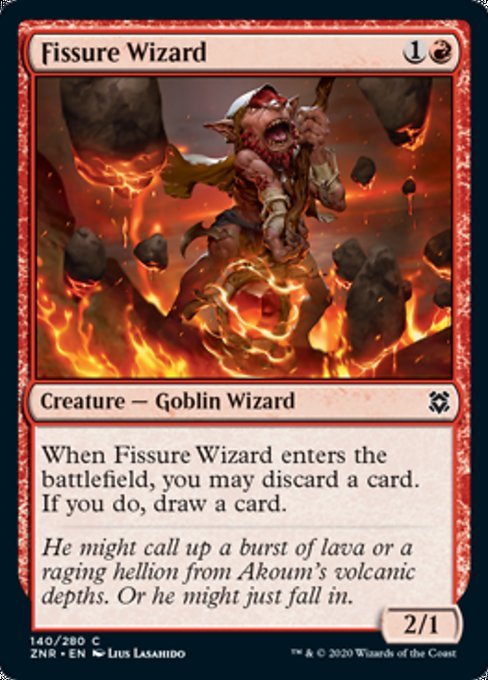 Fissure Wizard (Zendikar Rising) Near Mint - Nick Nack's Full Frontal Attack