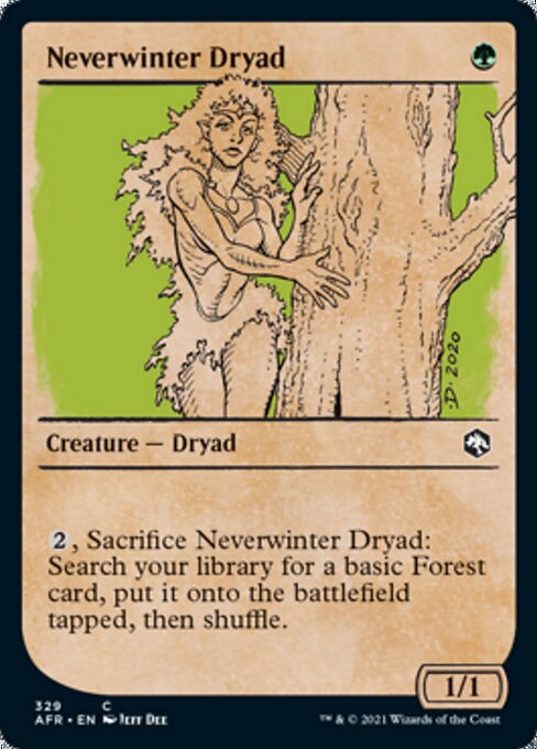 Neverwinter Dryad (Showcase) (Adventures in the Forgotten Realms) Near Mint
