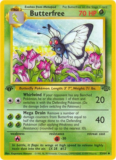 Butterfree (Jungle) Near Mint Unlimited