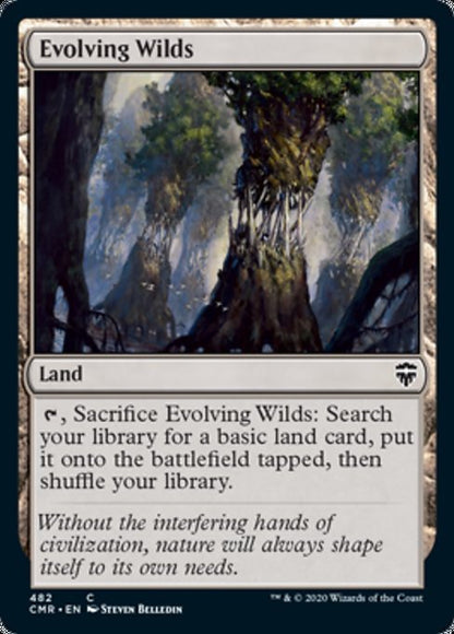 Evolving Wilds (Commander 2020 Commander Legends) Near Mint - Nick Nack's Full Frontal Attack