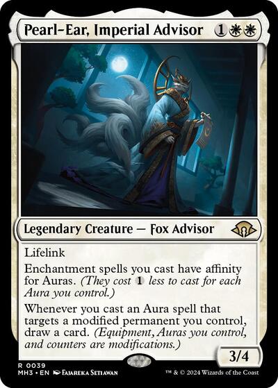 Pearl - Ear, Imperial Advisor (Modern Horizons 3) Near Mint Foil - Nick Nack's Full Frontal Attack