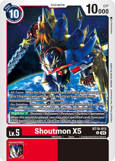 Shoutmon X5 (Release Special Booster 2.5) Heavy Play