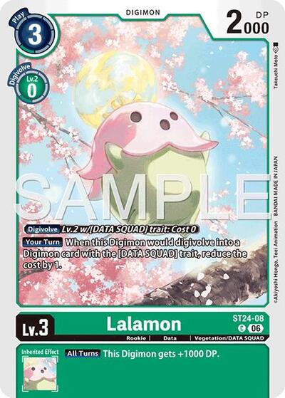 Lalamon (Starter Deck 24: Data Squad) Near Mint - Nick Nack's Full Frontal Attack