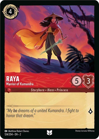 Raya - Warrior of Kumandra (Rise of the Floodborn) Near Mint - Nick Nack's Full Frontal Attack