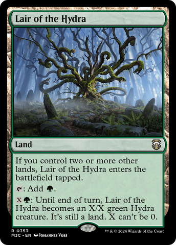 Lair of the Hydra (Ripple Foil) [Modern Horizons 3 Commander]