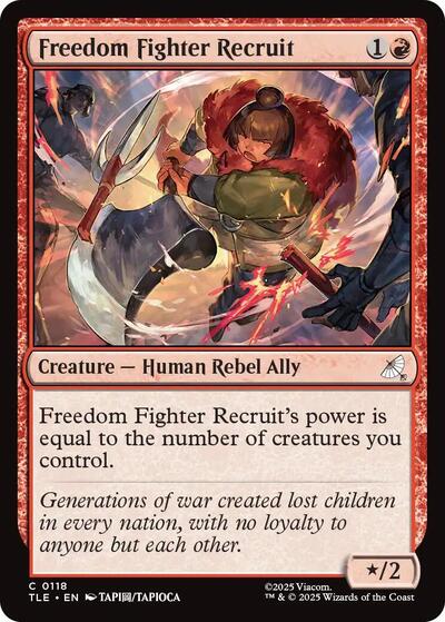 Freedom Fighter Recruit (Avatar: The Last Airbender: Eternal-Legal) Near Mint Foil