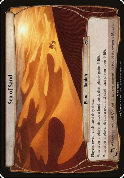 Sea of Sand (Planechase Anthology) (Oversize Cards) Near Mint
