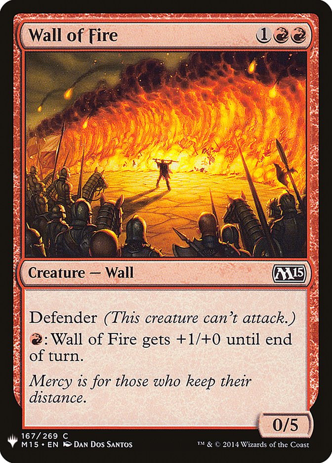 Mur de feu [Booster mystère] 