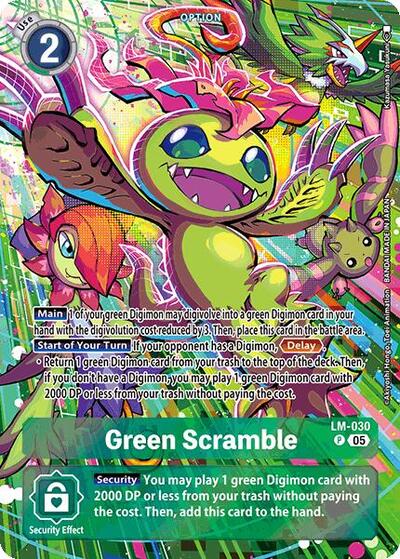 Green Scramble (Alternate Art) (Starter Deck 21: Hero of Hope) Near Mint Foil