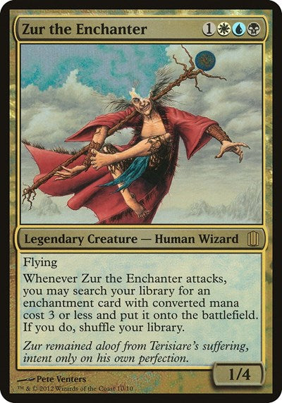 Zur the Enchanter (Commander's Arsenal) (Oversize Cards) Near Mint Foil