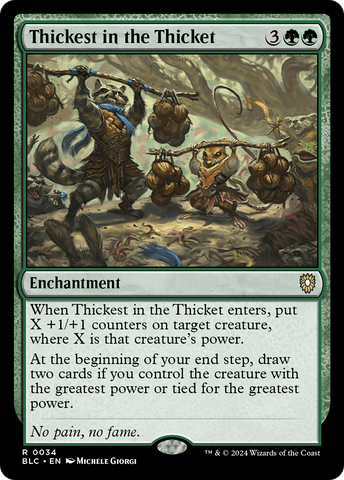 Thickest in the Thicket [Bloomburrow Commander]