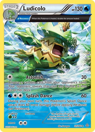 Ludicolo (Alpha) (XY - Primal Clash) Near Mint