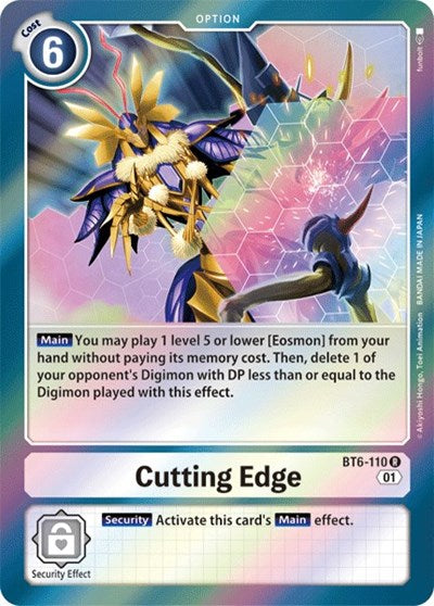 Cutting Edge (Double Diamond) Near Mint Foil