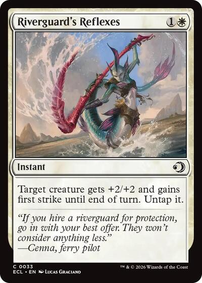 Riverguard's Reflexes (Lorwyn Eclipsed) Near Mint - Nick Nack's Full Frontal Attack