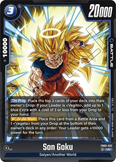 Son Goku FB09 - 032 (Dual Evolution) Near Mint - Nick Nack's Full Frontal Attack