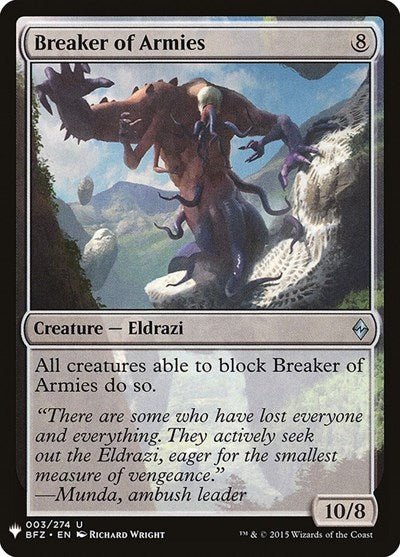 Breaker of Armies (Mystery Booster) Near Mint - Nick Nack's Full Frontal Attack