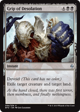 Grip of Desolation (Battle for Zendikar) Near Mint - Nick Nack's Full Frontal Attack