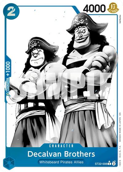 Decalvan Brothers (Parallel) (Starter Deck 22: Ace & Newgate) Near Mint Foil