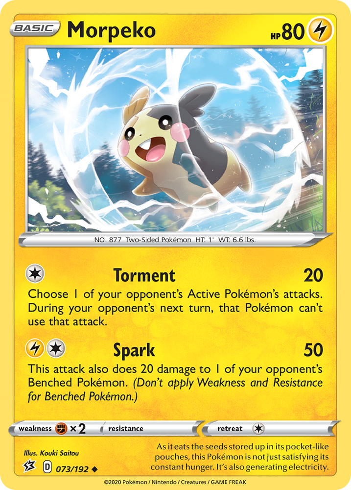 Morpeko (73/192) [Espada y escudo: Choque rebelde] 