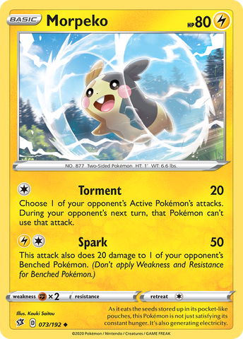 Morpeko (73/192) [Espada y escudo: Choque rebelde] 