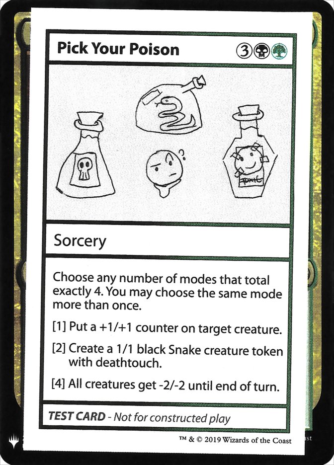 Choisissez votre poison [Mystery Booster Playtest Cards] 