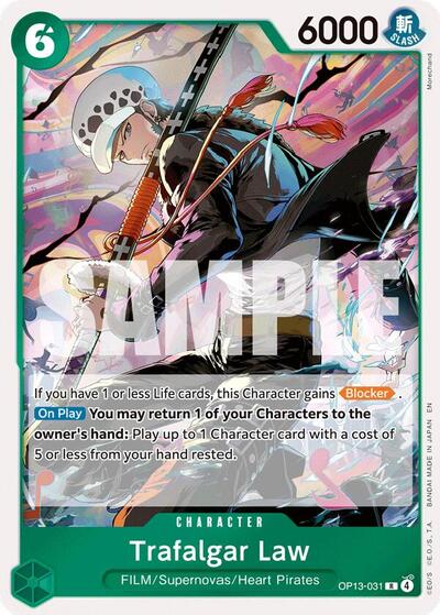 Trafalgar Law (Carrying On His Will) Near Mint Foil