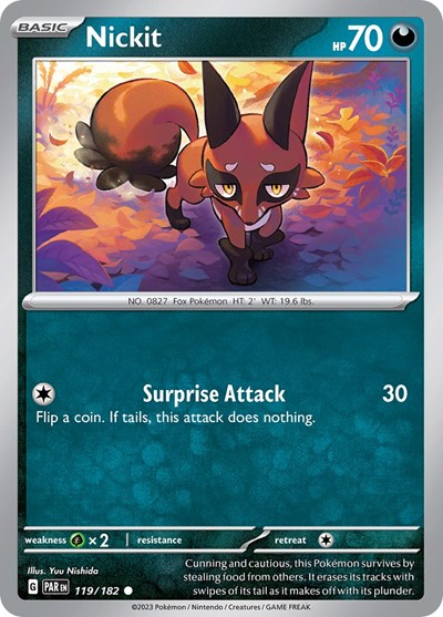 Nickit (Scarlet and Violet: Paradox Rift) Near Mint