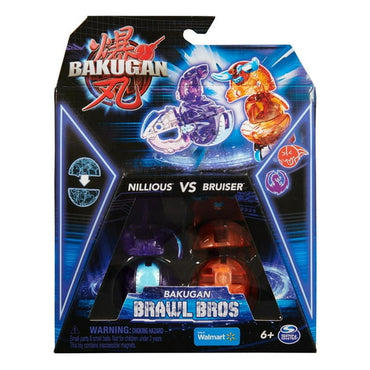 Bakugan Brawl Bros 2-Pack: Nillious Vs Bruiser